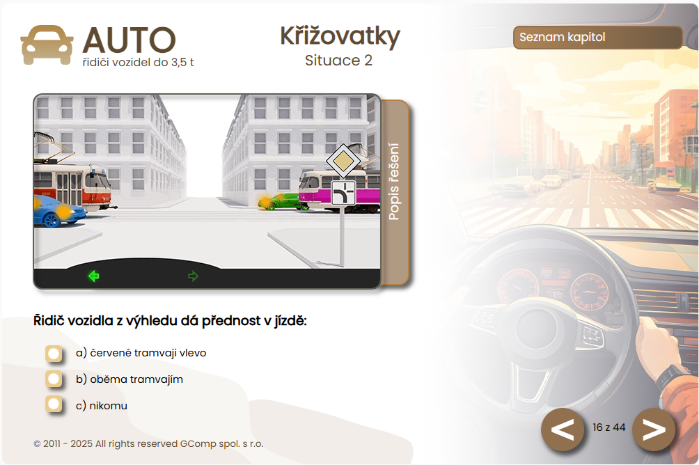 Nové školení řidičů a další