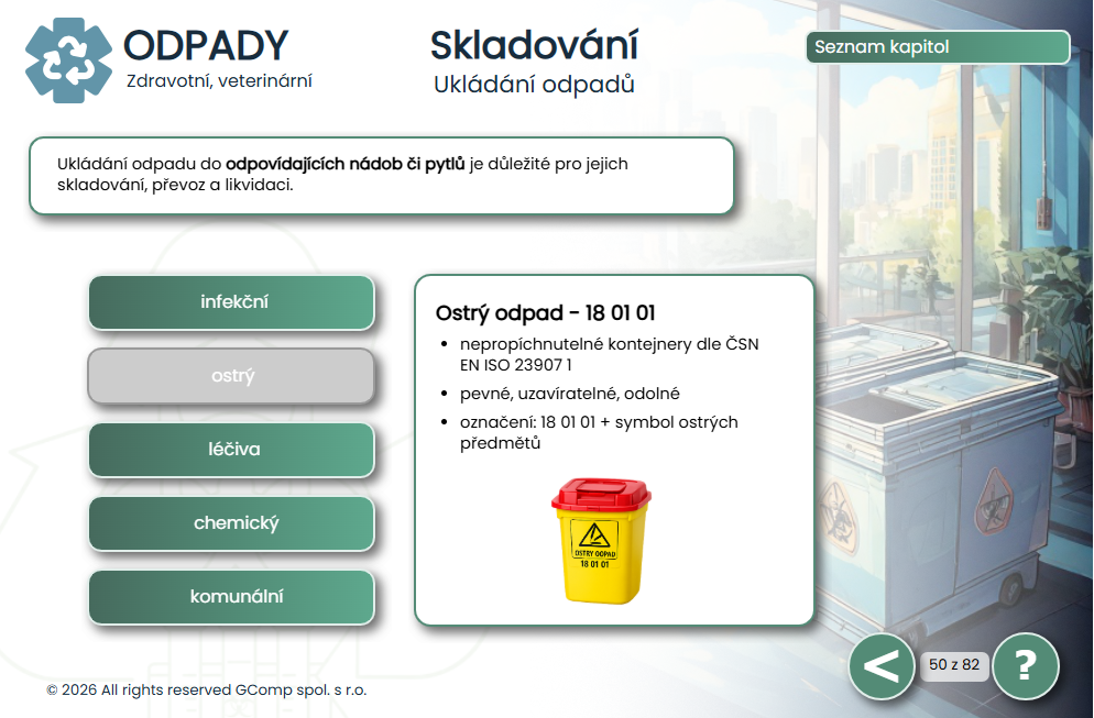 Odpady ve zdravotnických zařízeních